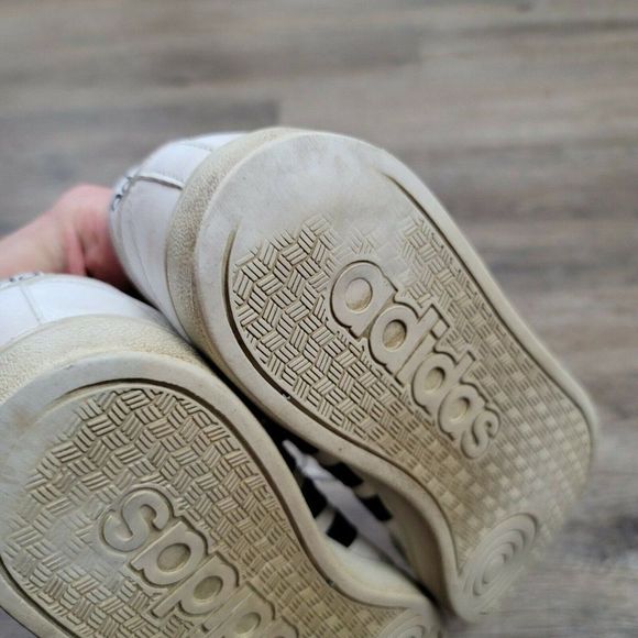 Adidas 3 Stripes Superstar Sneakers White Black Lace Up Low Top Casual Mens Sz 6 - Picture 11 of 11